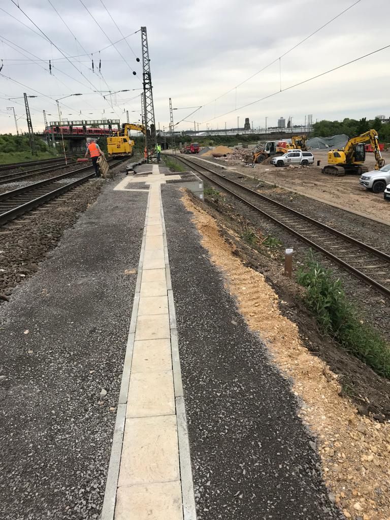 Baustelle Kabeltiefbau